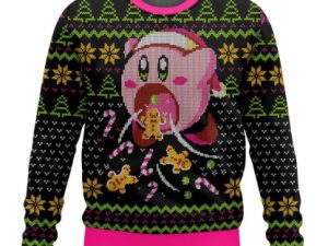 Kirby Ugly Christmas Sweater Holiday Gift - Image 1