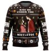 Kiss Me Under The Mistletoe Samurai Champloo Ugly Christmas Sweater - Image 1