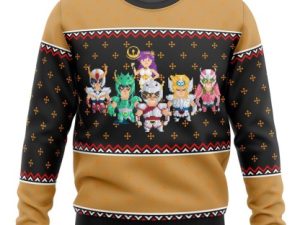 Knights Of The Zodiac St Seiya Ugly Christmas Sweater - Image 1
