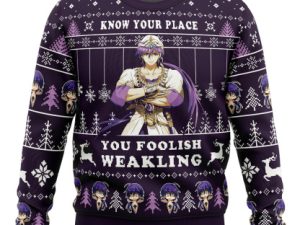 Know Your Place You Foolish Weakling Magi The Labyrinth Of Magic Ugly Christmas Sweater - Image 1