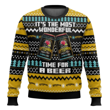 kopparberg uk beer ugly christmas sweater 1 Kopparberg Uk Beer Ugly Christmas Sweater - Image 1