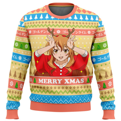 kouko golden time ugly christmas sweater 1 Kouko Golden Time Ugly Christmas Sweater - Image 1