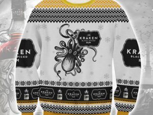 Kraken Rum Ugly Christmas Sweater - Image 1