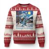 Krampus Is Coming Ugly Christmas Sweater Spooky Christmas Starry Night - Image 1