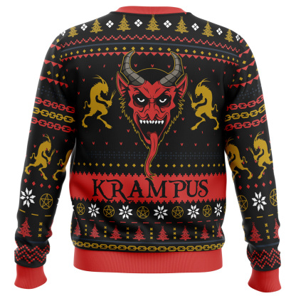 krampus krampus ugly christmas sweater 2 Krampus Krampus Ugly Christmas Sweater - Image 2