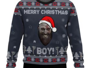 Kratos God Of War Ugly Christmas Sweater - Image 1