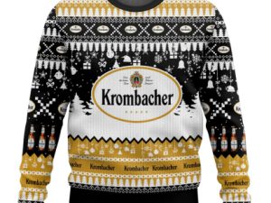 Krombacher German Beer Ugly Christmas Sweater - Image 1