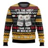 Krombacher Its The Most Wonderful Time Ugly Christmas Sweater - Image 1