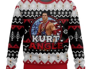 Kurt Angle Ugly Christmas Sweater - Image 1