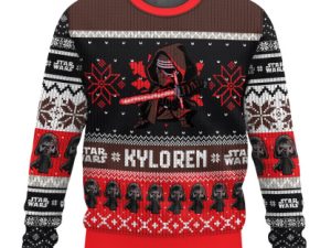 Kylo Ren Cosmic Battles Ugly Christmas Sweater - Image 1