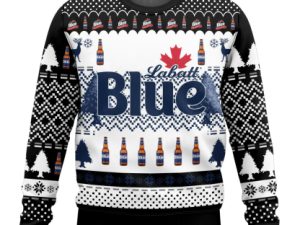 Labatt Blue Ugly Christmas Sweater Holiday Gift - Image 1
