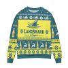 Landshark Lager Beer Logo Reindeer Pattern Ugly Christmas Sweater - Image 1