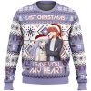 Last Christmas I Gave You My Heart Angel Beats Ugly Christmas Sweater - Image 1