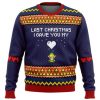 Last Christmas I Gave You My Heart Zelda Ugly Christmas Sweater Holiday Gift - Image 1