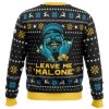 Leave Me Malone Post Malone Ugly Christmas Sweater - Image 2