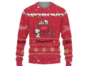 Leinenkugel American Merry Christmas, Snoopy House Cute Fan Gift-3D Sweatshirt - Image 1