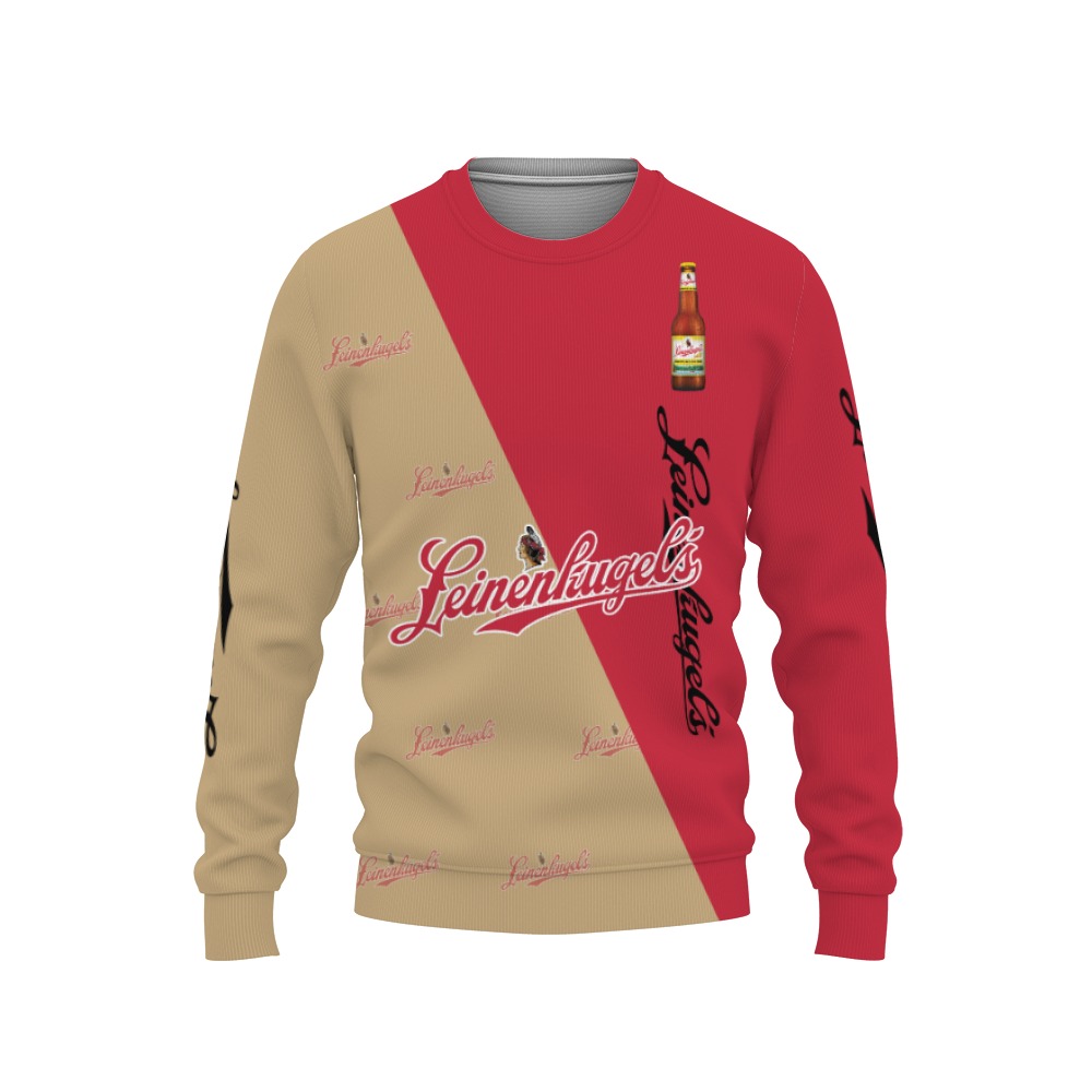 leinenkugel and pattern logo 3d sweatshirt 1 Leinenkugel And Pattern Logo-3D Sweatshirt - Image 1
