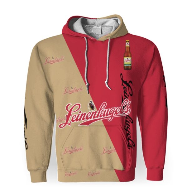 Leinenkugel And Pattern Logo-3D Unisex Hoodie - Image 1