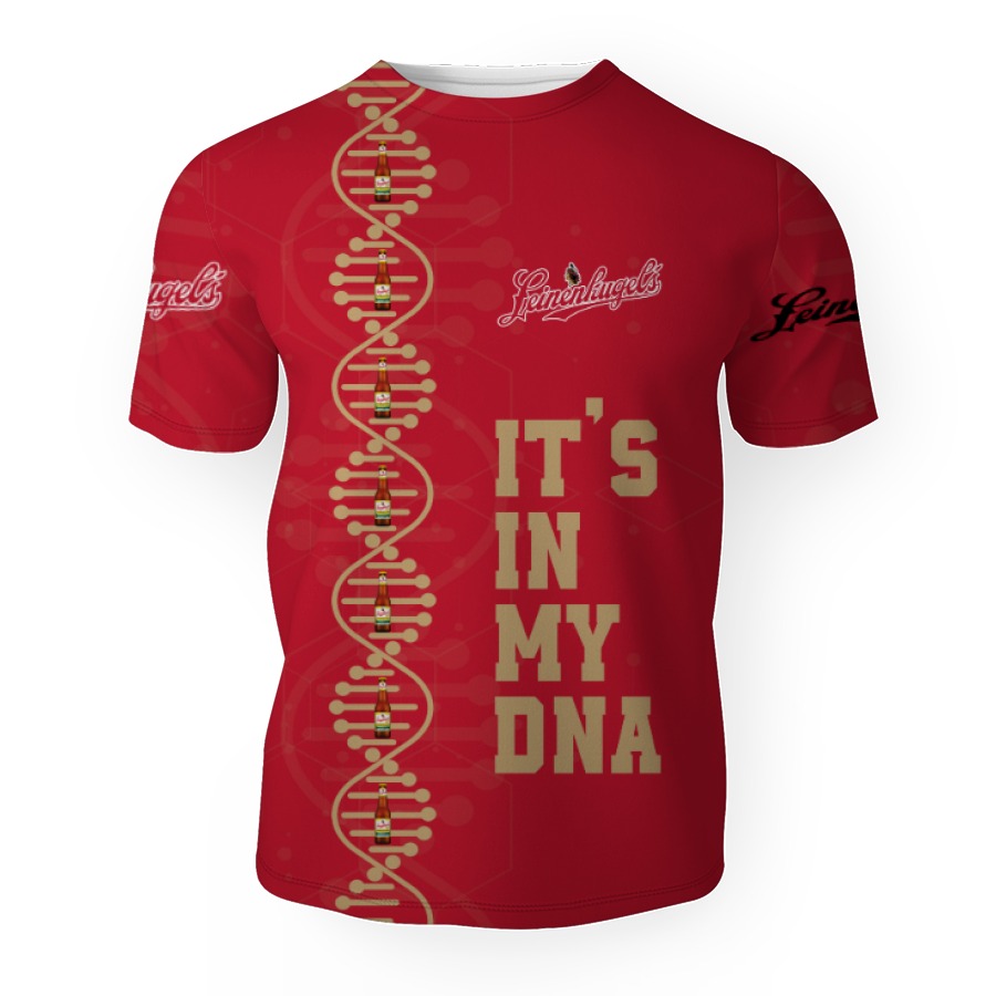 leinenkugel its in my dna 3d unisex t shirt 1 Leinenkugel It's In My DNA-3D Unisex T-Shirt - Image 1