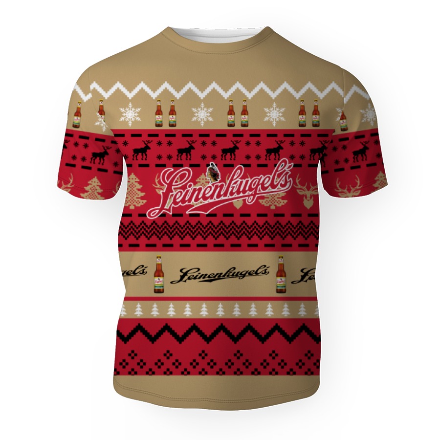 leinenkugel shirts beer vintage logo 3d unisex t shirt 1 Leinenkugel Shirts Beer Vintage Logo-3D Unisex T-Shirt - Image 1