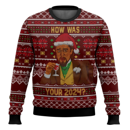 leonardo dicaprio meme how was your ugly christmas sweater 1 Leonardo Dicaprio Meme How Was Your Ugly Christmas Sweater - Image 1