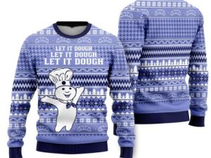 Let It Dough Ugly Christmas Sweater - Image 1