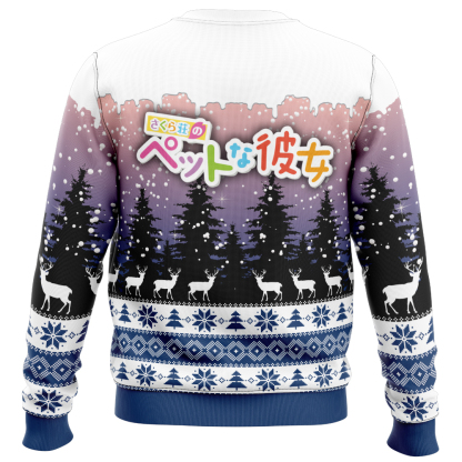 let it snow the pet girl of sakurasuo ugly christmas sweater 2 Let It Snow The Pet Girl Of Sakurasuo Ugly Christmas Sweater - Image 2
