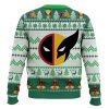 Lets Go Deadpool Wolverine Ugly Christmas Sweater Present - Image 2