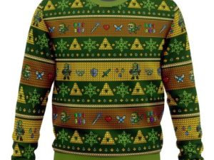 Link Adventure Zelda Ugly Christmas Sweater - Image 1