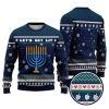 Lit Christmukkah Funny Ugly Christmas Sweater - Image 1
