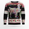 Llama Hit That Ugly Christmas Sweater - Image 1