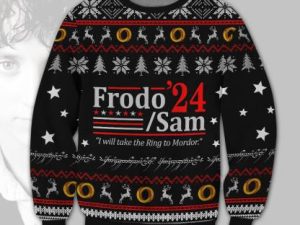 Lord Of The Ring Frodosam24 Ugly Christmas Sweater - Image 1