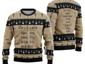 Lord Of The Ring Ugly Christmas Sweater - Image 1