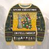 Lord Of The Rings Funny Xmas Tree Ugly Christmas Sweater - Image 1