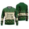 Lotr Funny Christmas Taters Potatoes Green Ugly Christmas Sweater - Image 1