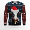 Lovely Cow Ugly Christmas Sweater - Image 1