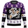 Luffy Gear 5 Sun God Nika Op Pirates Ugly Christmas Sweater - Image 1