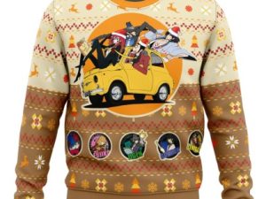 Lupin The 3Rd Happy Trip Ugly Christmas Sweater - Image 1