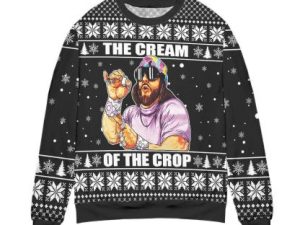 Macho Man Randy Savage The Cream Of The Crop Ugly Christmas Sweater - Image 1