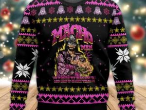 Macho Man Randy Savage Ugly Christmas Sweater Holiday Gift Holiday Gift - Image 1