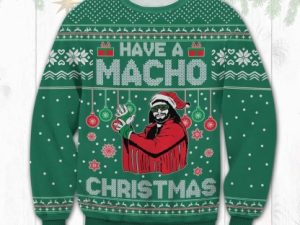 Macho Man Randy Savage Ugly Christmas Sweater Xmas Gift - Image 1