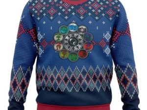 Magic The Gathering Ravnica Ugly Christmas Sweater - Image 1