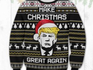 Make Christmas Great Again Funny Ugly Christmas Sweater - Image 1