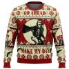 Make My Day Dirty Harry Ugly Christmas Sweater - Image 1