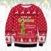Makers Mark Drink Up Grinches Ugly Christmas Sweater - Image 1