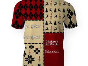 Maker�s Mark Merry Christmas And -3D Unisex T-Shirt - Image 1