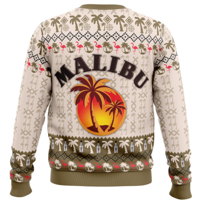 malibu rum ugly christmas sweater 2 Malibu Rum Ugly Christmas Sweater - Image 2
