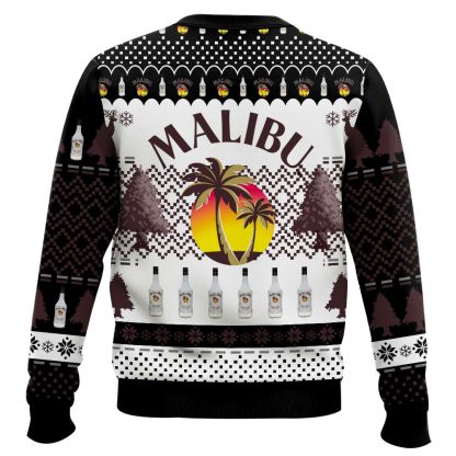 malibu ugly christmas sweater holiday gift 2 Malibu Ugly Christmas Sweater Holiday Gift - Image 2