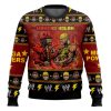 Mancho Hogan Macho Man And Hulk Hogan Ugly Christmas Sweater - Image 1