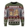 Mandos Bountry Hunting Ugly Christmas Sweater - Image 1